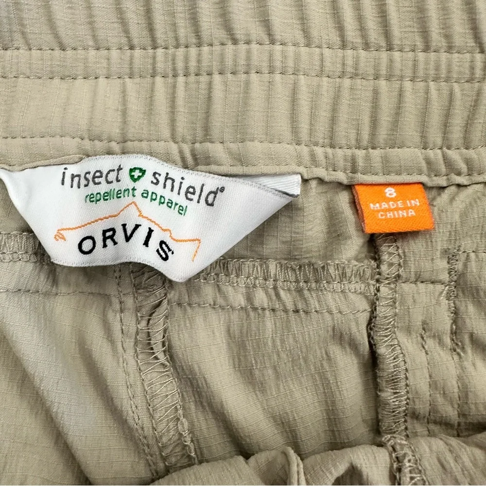 Orvis Hiking‎ Pants Cream Insect Repellant Size 8 NWT